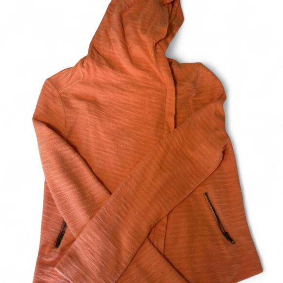 Anthropologie Jackets & Blazers - Orange anthroplogie zip up hoodie